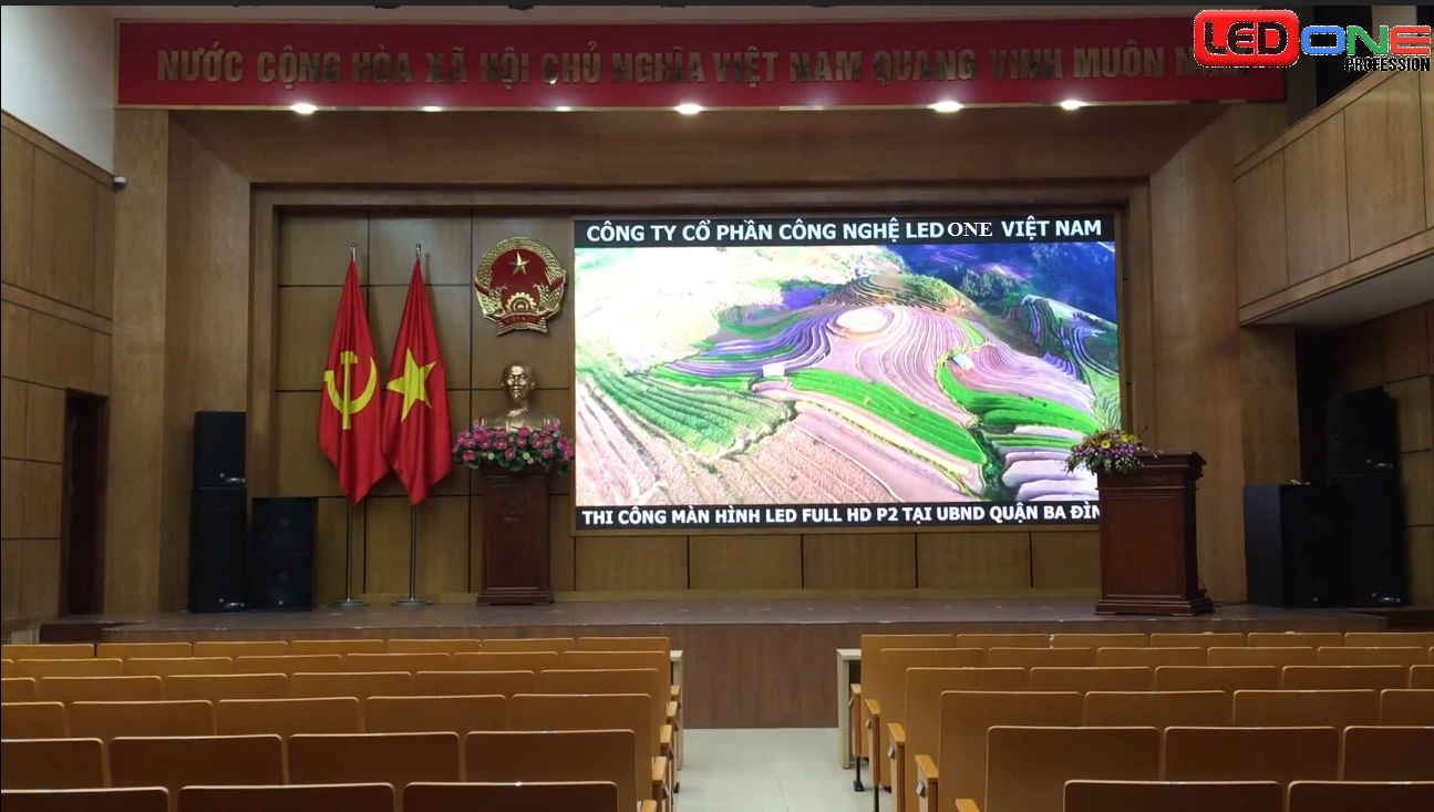 Giải pháp màn hình Led hội trường