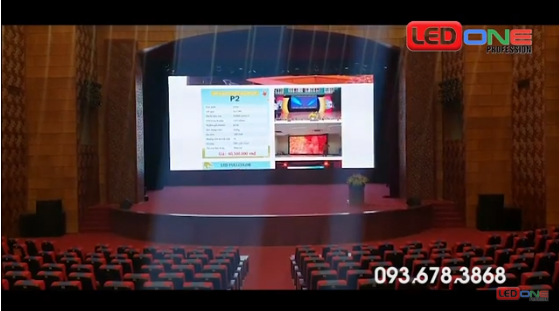 Thi công màn hình LED P2.5 hội trường tại Tỉnh Ủy Hải Dương