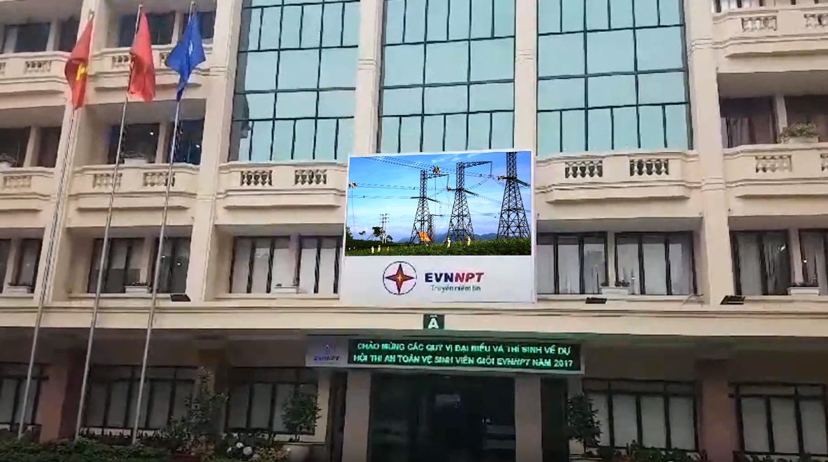 Thi công màn hình LED P5 ngoài trời