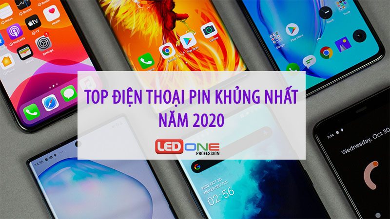 những chiếc điện thoại pin khủng năm 2020